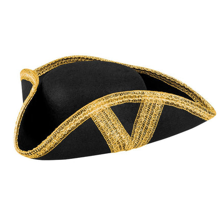 Piratenhoed Zwart Goud van Boland koop je bij Partywinkel