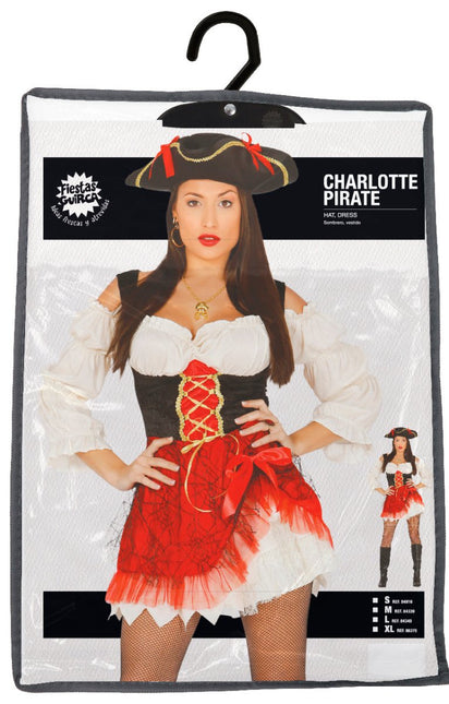 Piratenpak Dames Rood van Fiestas Guirca koop je bij Partywinkel