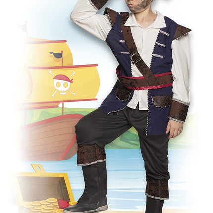 Piratenpak Kind Skelet van Boland koop je bij Partywinkel
