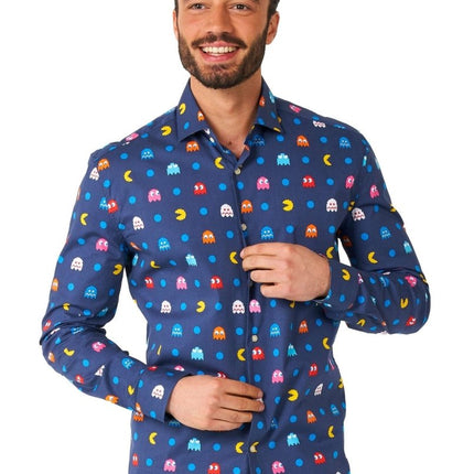Pixel PAC - MAN Overhemd Heren OppoSuits van OppoSuits koop je bij Partywinkel