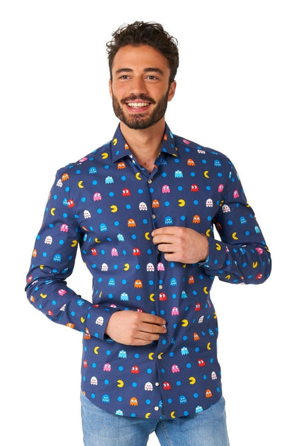 Pixel PAC - MAN Overhemd Heren OppoSuits van OppoSuits koop je bij Partywinkel