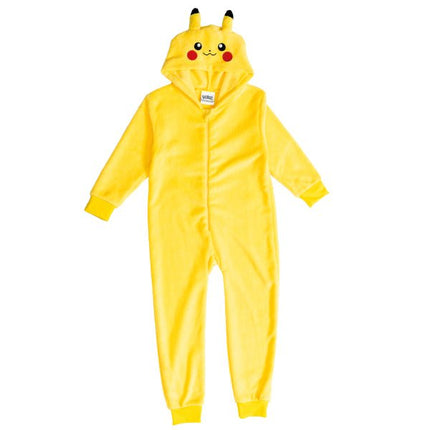 Pokemon Onesie Geel Kind Pikachu van Riethmueller koop je bij Partywinkel