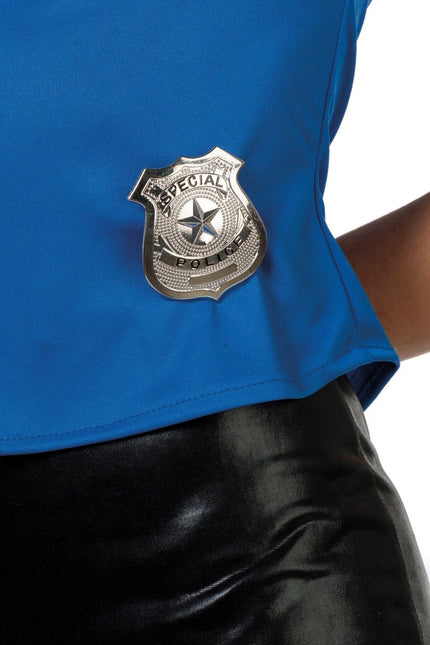 Politie Badge Zilver van Wilbers & Wilbers koop je bij Partywinkel