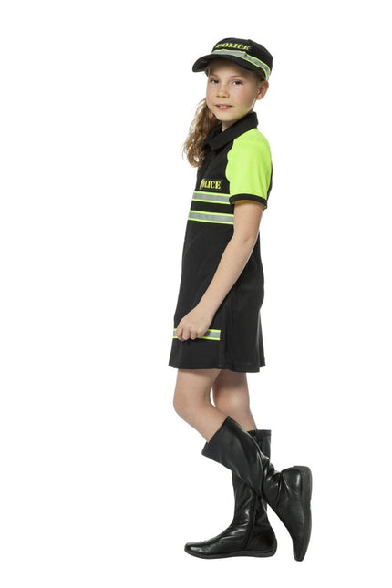 Politie Jurk Zwart Geel Meisje van Wilbers & Wilbers koop je bij Partywinkel