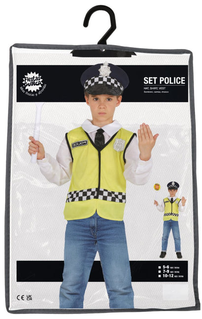 Politie Pak Kind 3 delig van Fiestas Guirca koop je bij Partywinkel