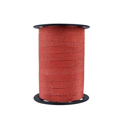 Polyband glitter rood (100mx10mm) van Haza Witbaard koop je bij Partywinkel