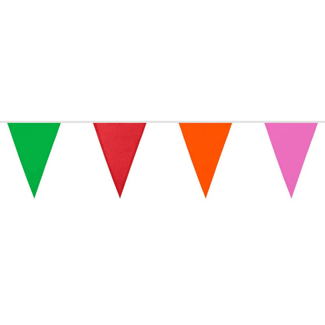 Polyester vlaggenlijn multikleur (26 x 18 cm)(6 m) van Boland koop je bij Partywinkel