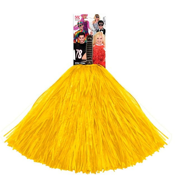 Pom Pom Geel 1 stuk van Widmann koop je bij Partywinkel