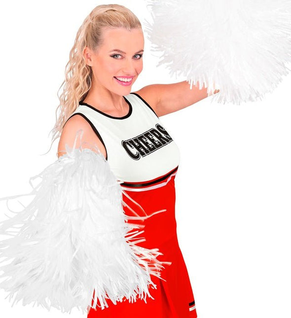 Pom Pom Wit 1 stuk van Widmann koop je bij Partywinkel