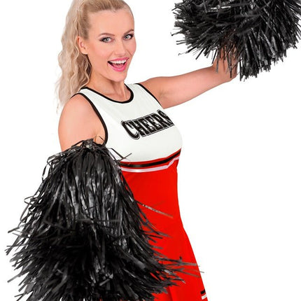 Pom Pom Zwart 1 stuk van Widmann koop je bij Partywinkel