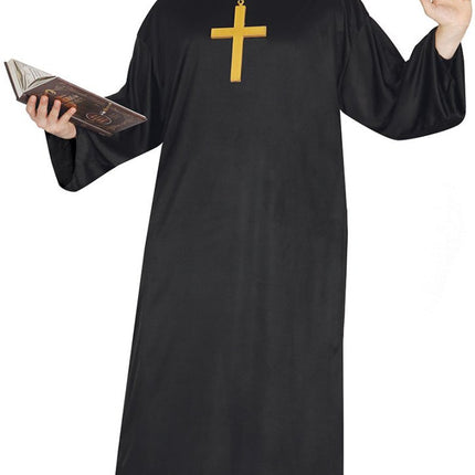 Priester Kostuum Zwart Heren Priester van Fiestas Guirca koop je bij Partywinkel