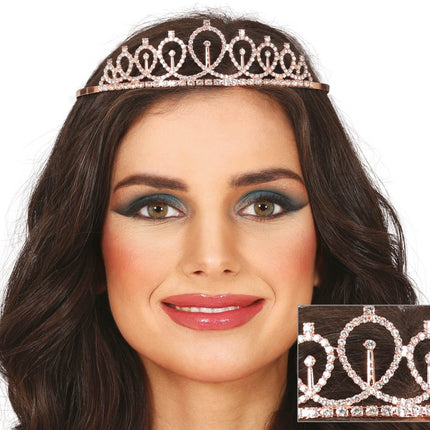 Prinses Tiara Goud van Fiestas Guirca koop je bij Partywinkel