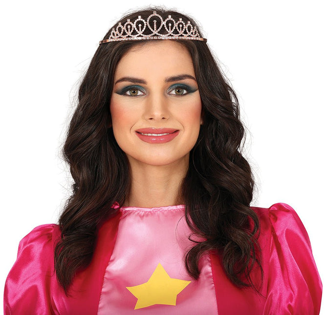 Prinses Tiara Goud van Fiestas Guirca koop je bij Partywinkel