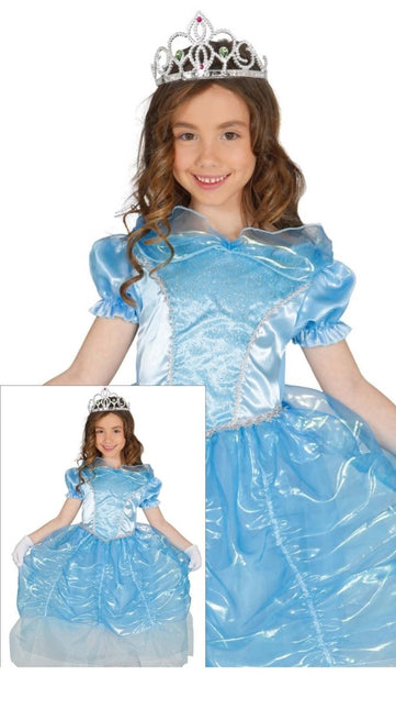 Prinsessen Jurk Blauw Kind van Fiestas Guirca koop je bij Partywinkel