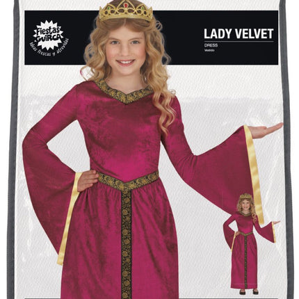 Prinsessen Jurk Fuchsia van Fiestas Guirca koop je bij Partywinkel