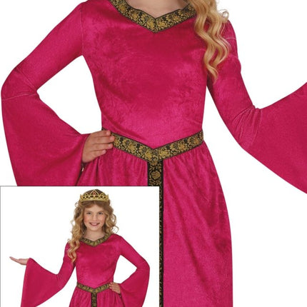 Prinsessen Jurk Fuchsia van Fiestas Guirca koop je bij Partywinkel