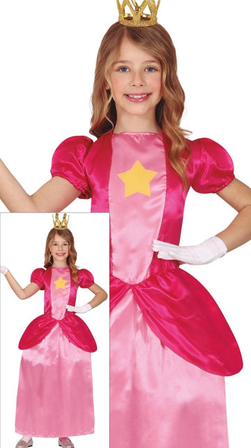 Prinsessen Jurk Meisje Prinses Peach van Fiestas Guirca koop je bij Partywinkel