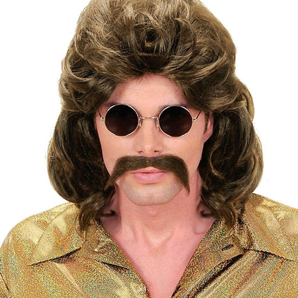 Pruik 70'S Bruin van Widmann koop je bij Partywinkel