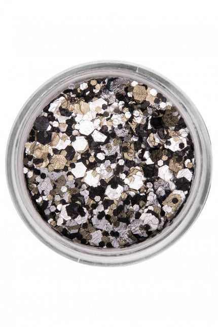 PXP Pressed Chunky Glitter Creme Shiny Gothic 10ml van PXP Professional Colours koop je bij Partywinkel