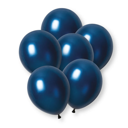 Marineblå perleballoner, 30 cm, 50 stk.