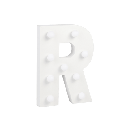 R Licht Letter 16,5cm van Paper Dreams koop je bij Partywinkel