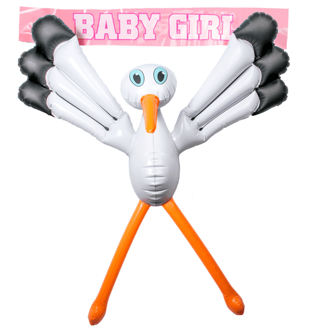 Raam Ooievaar Opblaasbaar 70cm van Folat koop je bij Partywinkel