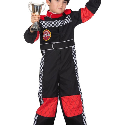 Racepak Kind 2 delig van Wilbers & Wilbers koop je bij Partywinkel