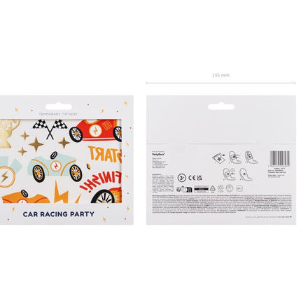 Race Nep Tattoos 11st van Partydeco koop je bij Partywinkel