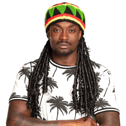Rasta Muts met Dreadlocks van Boland koop je bij Partywinkel