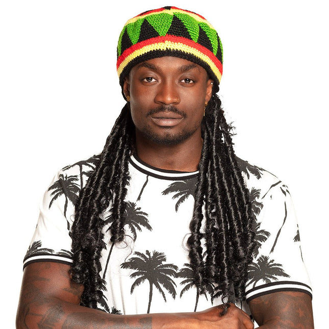 Rasta Muts met Dreadlocks van Boland koop je bij Partywinkel