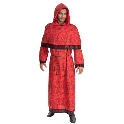 Djævelkostume til mænd, rødt, one size