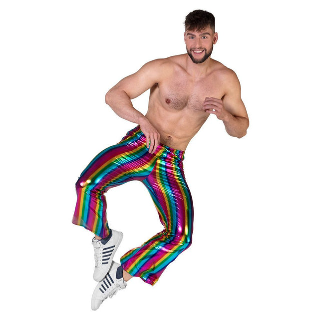 Regenboog Broek M/L van Boland koop je bij Partywinkel