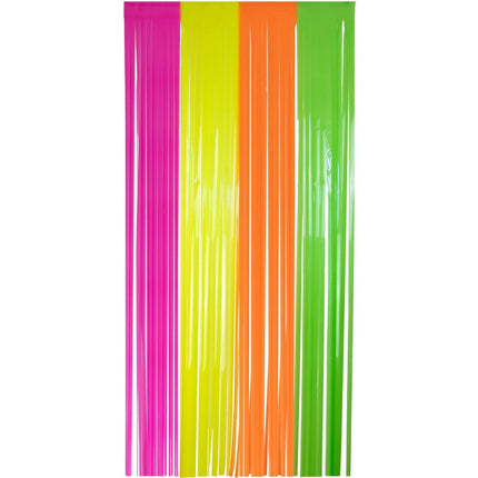 Regenboog Deurgordijn Neon 2m van Folat koop je bij Partywinkel