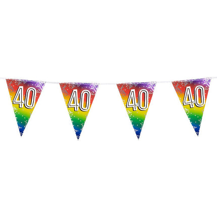 Regenboog Slinger 40 Jaar 6m van Boland koop je bij Partywinkel