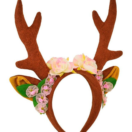 Rendier Haarband Bruin van Widmann koop je bij Partywinkel