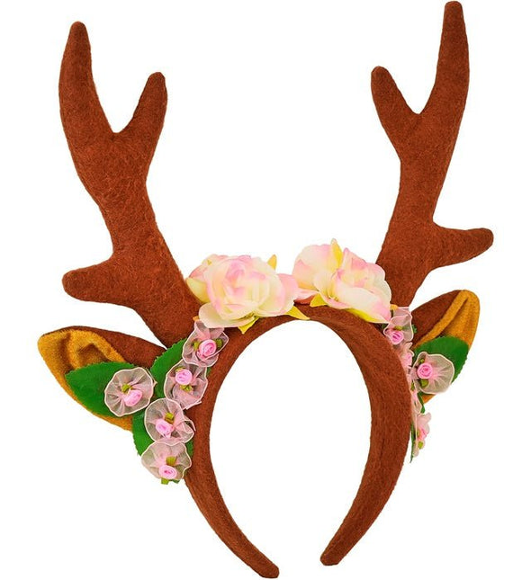 Rendier Haarband Bruin van Widmann koop je bij Partywinkel