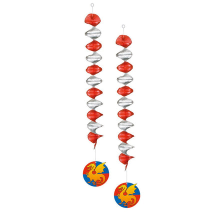 Ridder Hangdecoratie 60cm 2st van Boland koop je bij Partywinkel