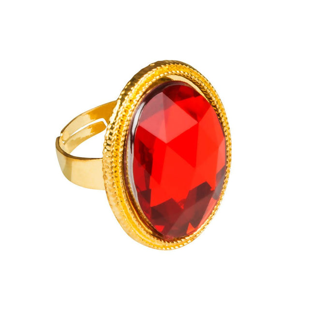 Ring Edelsteen 8st van Boland koop je bij Partywinkel