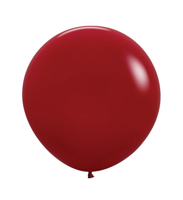 Rode Ballonnen Bordeaux 61cm 3st van Sempertex koop je bij Partywinkel