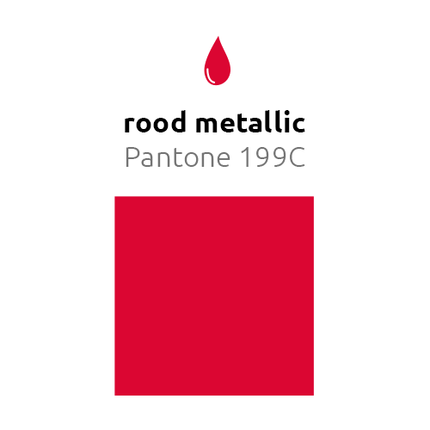 Rode Ballonnen Metallic 30cm 50st van Balloonia koop je bij Partywinkel