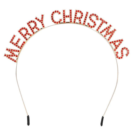 Rode Haarband Merry Christmas van Boland koop je bij Partywinkel