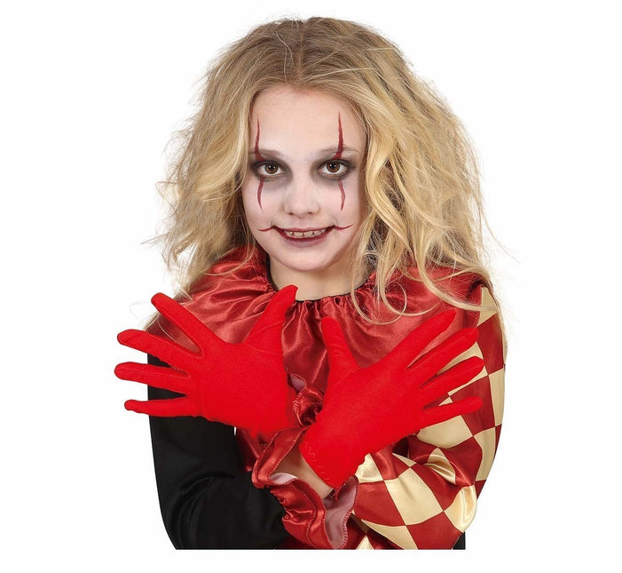 Rode Handschoenen Kind 2st van Fiestas Guirca koop je bij Partywinkel