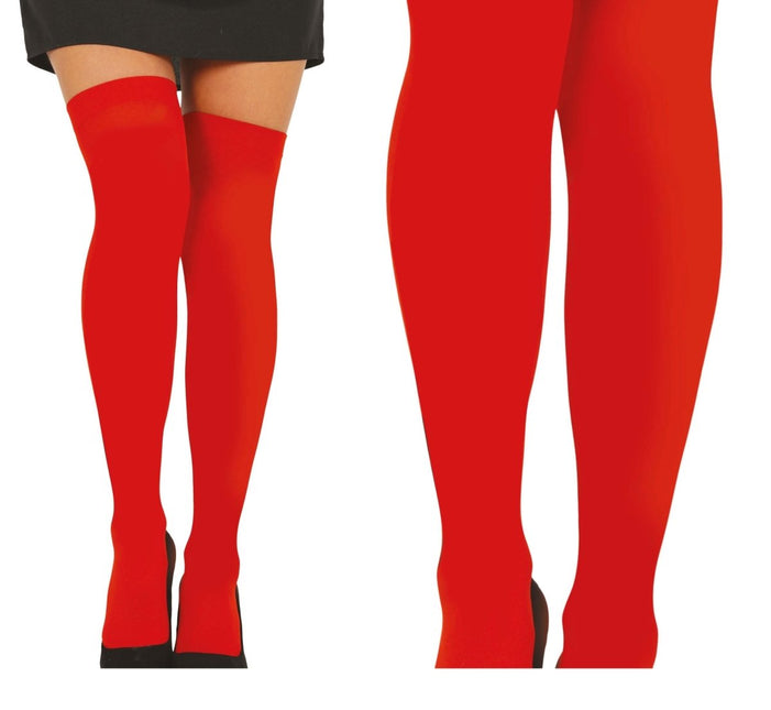 Rode Kousen Dames van Fiestas Guirca koop je bij Partywinkel