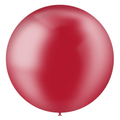 Rode Reuze Ballon Doorzichtig XL 91cm van Balloonia koop je bij Partywinkel