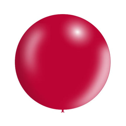 Rode Reuze Ballon Metallic 60cm van Balloonia koop je bij Partywinkel