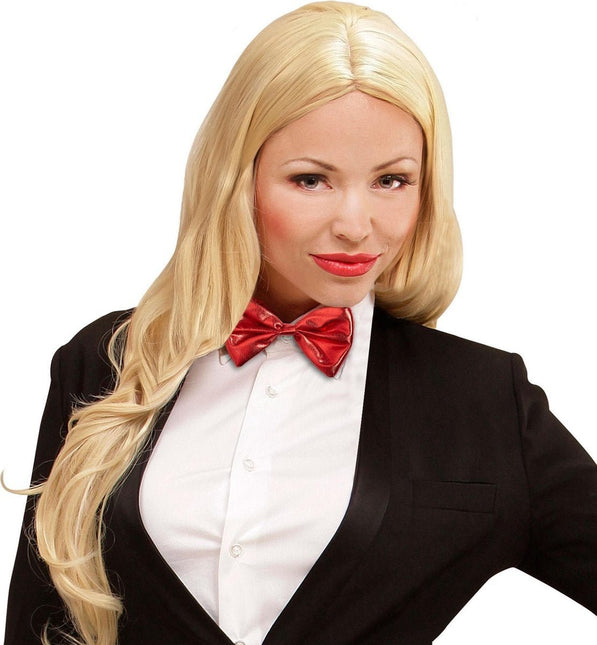 Rode Strik metallic van Widmann koop je bij Partywinkel