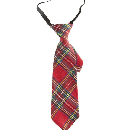 Rode Stropdas Geruit van Widmann koop je bij Partywinkel