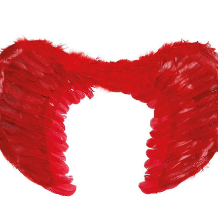 Rode Vleugels Veren 60x45cm van Fiestas Guirca koop je bij Partywinkel