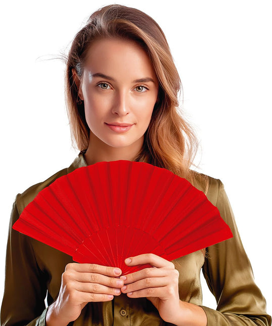 Rode Waaier van Fiestas Guirca koop je bij Partywinkel