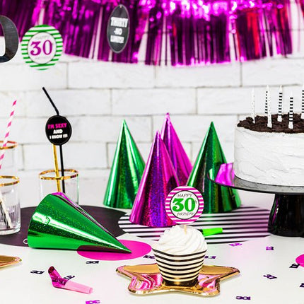 Roltongen Holografisch 120st van Partydeco koop je bij Partywinkel